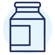 Icon graphic of medicine bottle for PrEP