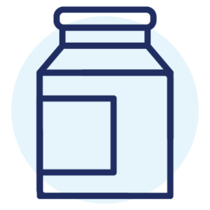 Icon graphic of medicine bottle for PrEP