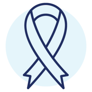 Icon graphic of ribbon for HIV Medical Care